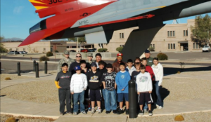 student at a flying school